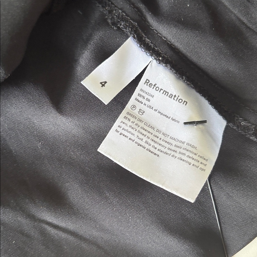 Reformation Silk Mini Skirt - Picture 3 of 4